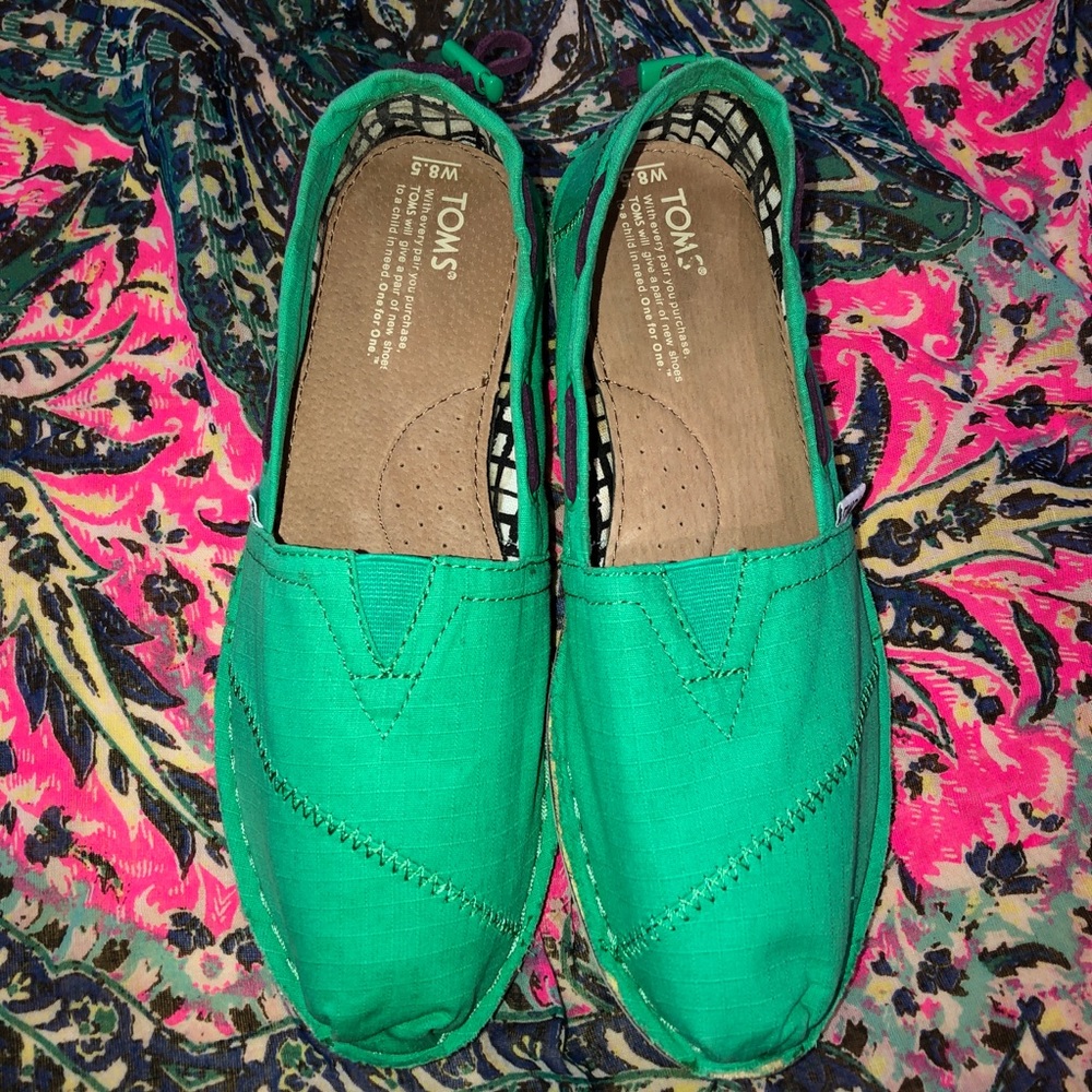 Turquoise TOMS - Picture 2 of 4